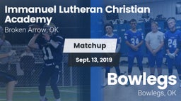 Matchup: Immanuel Lutheran vs. Bowlegs  2019