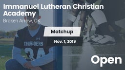 Matchup: Immanuel Lutheran vs. Open 2019