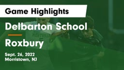 Delbarton School vs Roxbury  Game Highlights - Sept. 26, 2022