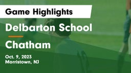 Delbarton School vs Chatham  Game Highlights - Oct. 9, 2023