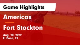 Americas  vs Fort Stockton  Game Highlights - Aug. 20, 2022