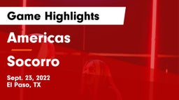 Americas  vs Socorro  Game Highlights - Sept. 23, 2022