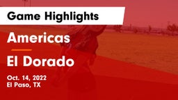 Americas  vs El Dorado  Game Highlights - Oct. 14, 2022