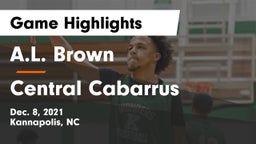 A.L. Brown  vs Central Cabarrus  Game Highlights - Dec. 8, 2021