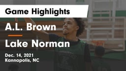 A.L. Brown  vs Lake Norman  Game Highlights - Dec. 14, 2021