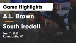 A.L. Brown  vs South Iredell  Game Highlights - Jan. 7, 2022
