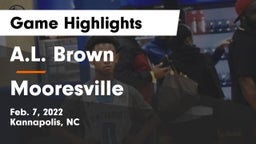 A.L. Brown  vs Mooresville  Game Highlights - Feb. 7, 2022