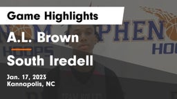 A.L. Brown  vs South Iredell  Game Highlights - Jan. 17, 2023