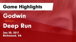 Godwin  vs Deep Run  Game Highlights - Jan 20, 2017