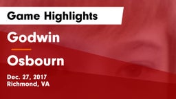 Godwin  vs Osbourn  Game Highlights - Dec. 27, 2017