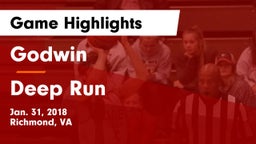 Godwin  vs Deep Run  Game Highlights - Jan. 31, 2018