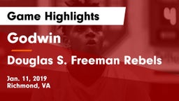 Godwin  vs Douglas S. Freeman Rebels Game Highlights - Jan. 11, 2019