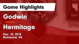 Godwin  vs Hermitage  Game Highlights - Dec. 18, 2018