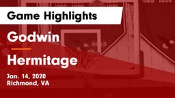 Godwin  vs Hermitage Game Highlights - Jan. 14, 2020