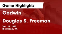 Godwin  vs Douglas S. Freeman  Game Highlights - Jan. 24, 2020