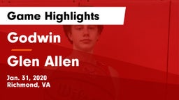 Godwin  vs Glen Allen  Game Highlights - Jan. 31, 2020