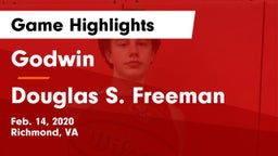 Godwin  vs Douglas S. Freeman  Game Highlights - Feb. 14, 2020