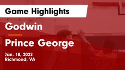 Godwin  vs Prince George  Game Highlights - Jan. 18, 2022