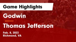 Godwin  vs Thomas Jefferson  Game Highlights - Feb. 8, 2022