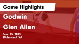 Godwin  vs Glen Allen  Game Highlights - Jan. 13, 2023