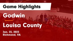 Godwin  vs Louisa County  Game Highlights - Jan. 23, 2023