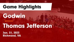 Godwin  vs Thomas Jefferson Game Highlights - Jan. 31, 2023