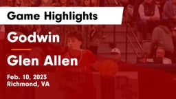 Godwin  vs Glen Allen  Game Highlights - Feb. 10, 2023