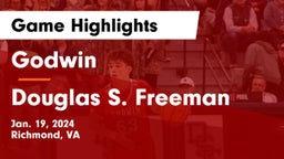 Godwin  vs Douglas S. Freeman  Game Highlights - Jan. 19, 2024