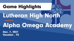 Lutheran High North  vs Alpha Omega Academy  Game Highlights - Dec. 7, 2021