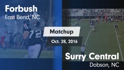 Matchup: Forbush  vs. Surry Central  2016