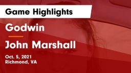Godwin  vs John Marshall  Game Highlights - Oct. 5, 2021