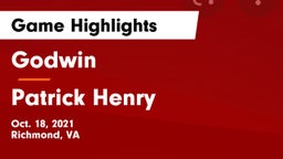 Godwin  vs Patrick Henry  Game Highlights - Oct. 18, 2021