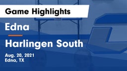 Edna  vs Harlingen South  Game Highlights - Aug. 20, 2021