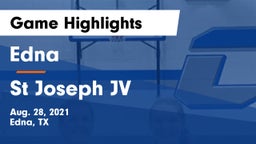 Edna  vs St Joseph JV Game Highlights - Aug. 28, 2021