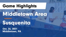 Middletown Area  vs Susquenita  Game Highlights - Oct. 26, 2021