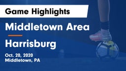 Middletown Area  vs Harrisburg Game Highlights - Oct. 20, 2020