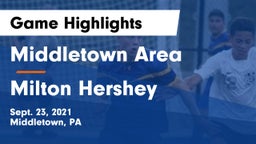 Middletown Area  vs Milton Hershey Game Highlights - Sept. 23, 2021