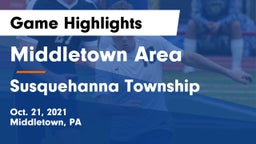 Middletown Area  vs Susquehanna Township  Game Highlights - Oct. 21, 2021