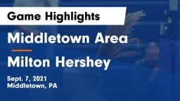 Middletown Area  vs Milton Hershey  Game Highlights - Sept. 7, 2021