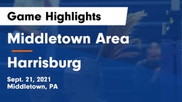Middletown Area  vs Harrisburg  Game Highlights - Sept. 21, 2021