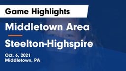 Middletown Area  vs Steelton-Highspire Game Highlights - Oct. 6, 2021