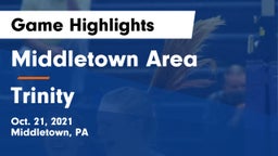Middletown Area  vs Trinity Game Highlights - Oct. 21, 2021