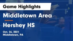 Middletown Area  vs Hershey HS Game Highlights - Oct. 26, 2021