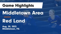 Middletown Area  vs Red Land  Game Highlights - Aug. 30, 2023