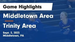 Middletown Area  vs Trinity Area  Game Highlights - Sept. 2, 2023