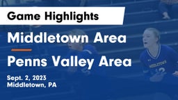 Middletown Area  vs Penns Valley Area  Game Highlights - Sept. 2, 2023