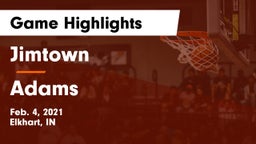 Jimtown  vs Adams  Game Highlights - Feb. 4, 2021