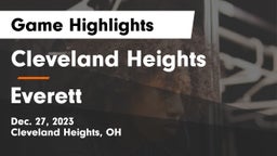 Cleveland Heights  vs Everett  Game Highlights - Dec. 27, 2023