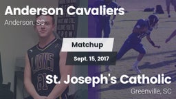 Matchup: Anderson Cavaliers vs. St. Joseph's Catholic  2017
