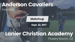 Matchup: Anderson Cavaliers vs. Lanier Christian Academy 2017